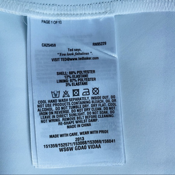 TED BAKER LONDON Vidaa Floral Fit & Flare Dress 5 - Picture 13 of 15